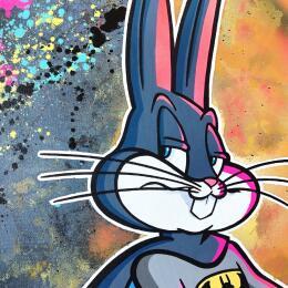 Peinture Bat Bugs par Rocky Chaplin | Tableau Pop-art Acrylique Icones Pop
