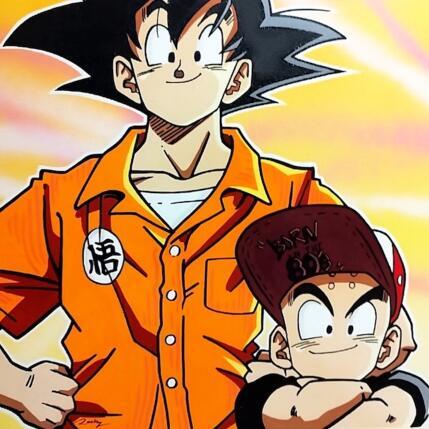 Peinture Springbreakers par Rocky Chaplin | Tableau Pop-art Acrylique Icones Pop