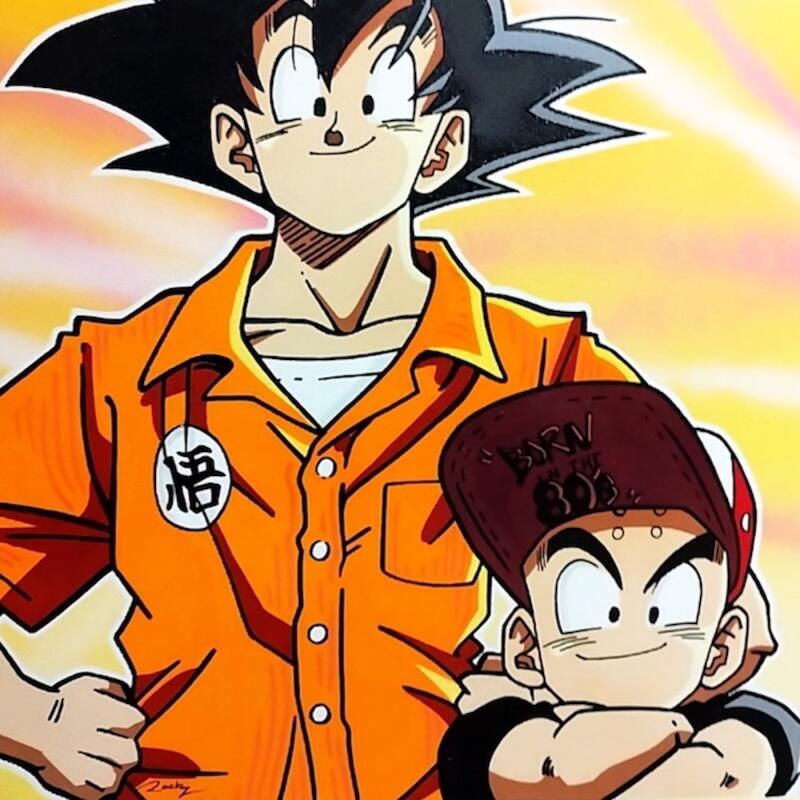 Peinture Springbreakers par Rocky Chaplin | Tableau Pop-art Icones Pop Acrylique