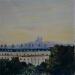 Painting Lueur sur Montmartre by Manière Anisa  | Painting Figurative Urban Oil