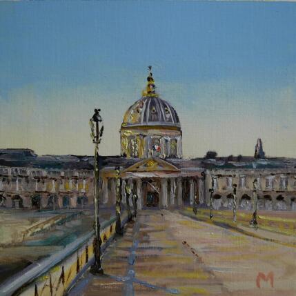 Peinture La Monnaie De Paris par Manière Anisa  | Tableau Figuratif Huile Architecture