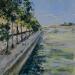 Pintura Quai de Seine por Manière Anisa  | Pintura Figurativo Arquitectura Aceite