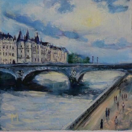 Peinture Conciergerie par Manière Anisa  | Tableau Figuratif Huile Urbain