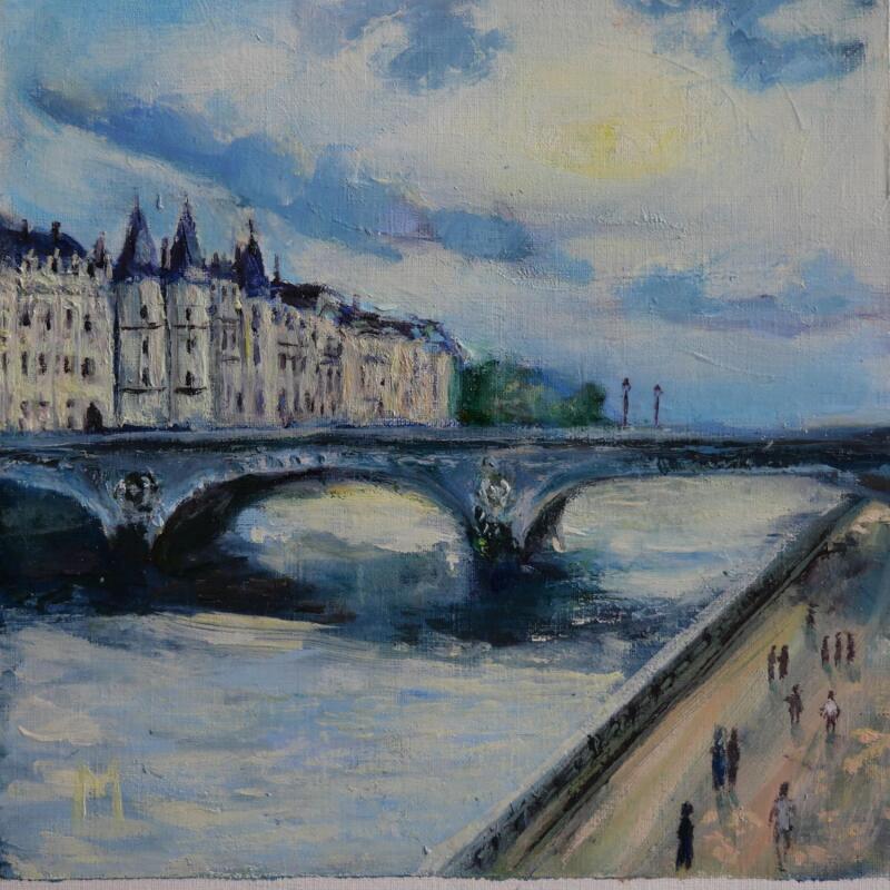 Painting Conciergerie by Manière Anisa  | Painting Figurative Urban Oil