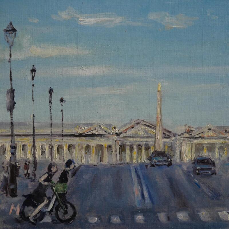 Gemälde La Concorde von Manière Anisa  | Gemälde Figurativ Urban Öl