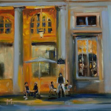 Peinture Le Nemours par Manière Anisa  | Tableau Figuratif Huile Urbain