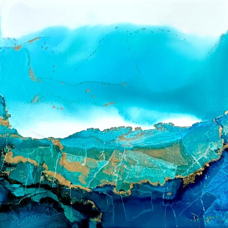 Painting F1 No Name 10044-20433-20250121-1 by Depaire Silvia | Painting Abstract Marine Minimalist Acrylic