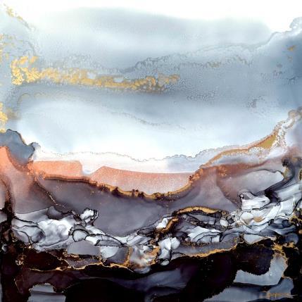Peinture F3 No Name 10044-20433-20250121-3 par Depaire Silvia | Tableau Abstrait Acrylique Marine, Minimaliste, Paysages