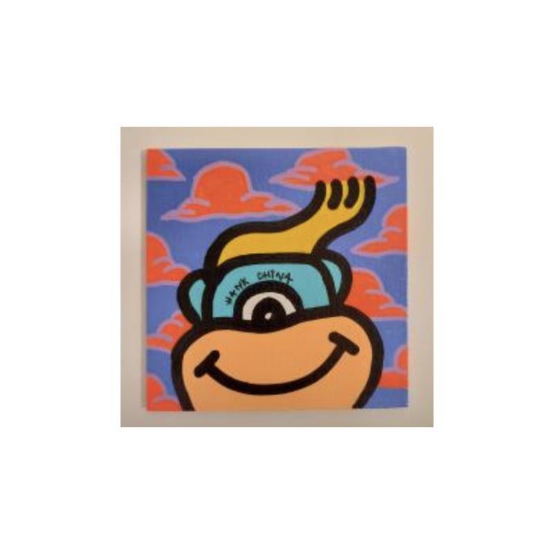 Painting Funny one by Hank China | Painting Pop-art Acrylic Posca