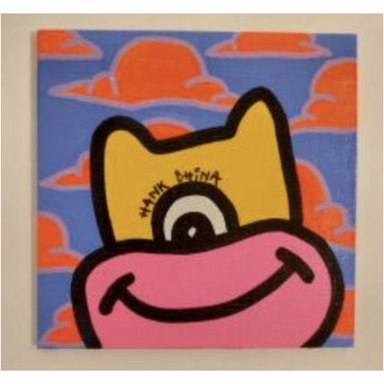 Peinture Funny two par Hank China | Tableau Pop-art Acrylique, Posca