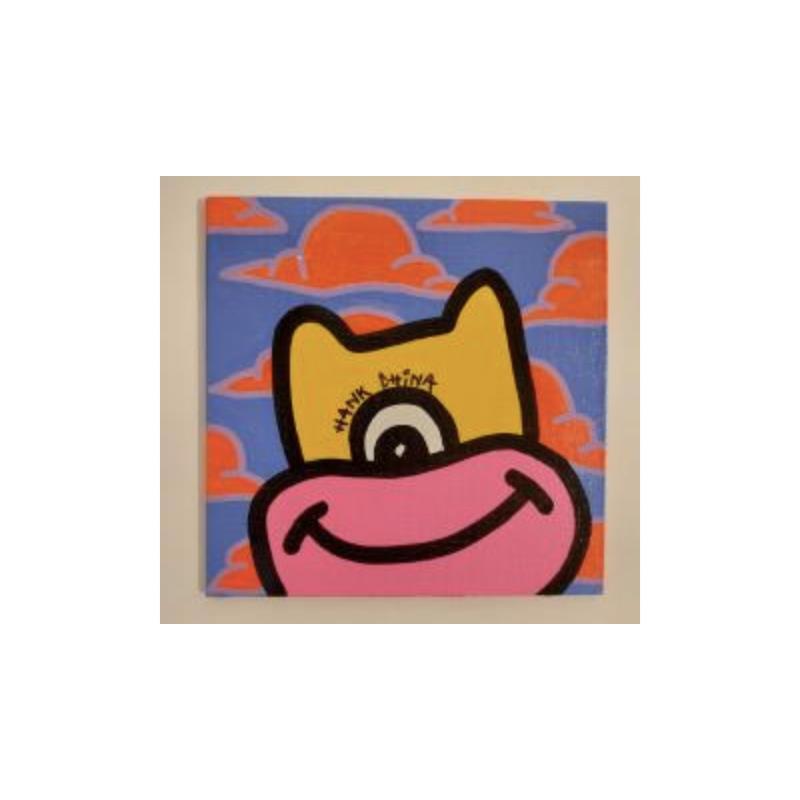 Painting Funny two by Hank China | Painting Pop-art Acrylic Posca