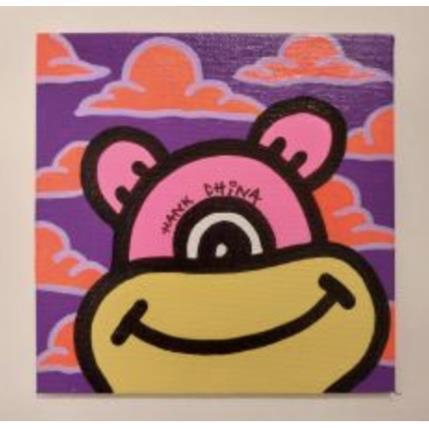 Peinture Funny three par Hank China | Tableau Pop-art Acrylique, Posca