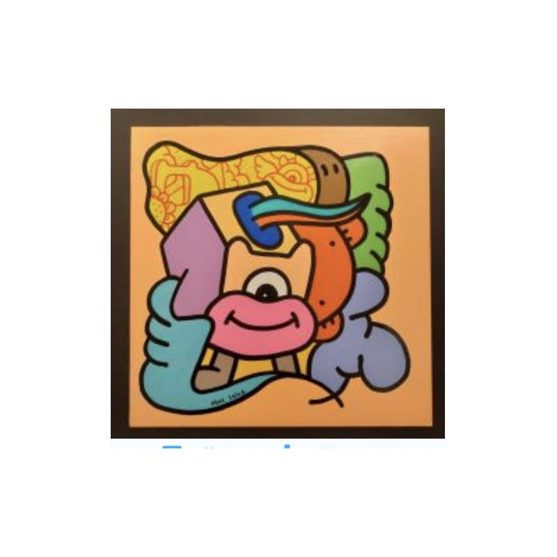 Painting Sunny one by Hank China | Painting Pop-art Acrylic Posca