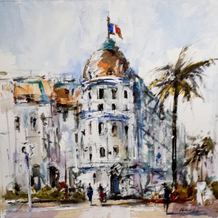 Painting le symbolique negresco by Poumelin Richard | Painting Figurative Acrylic, Oil Nature