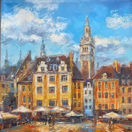 Peinture Lille par Klemensova Janetta  | Tableau Figuratif Huile Urbain