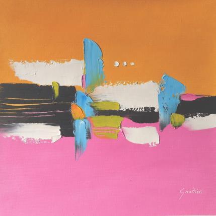 Painting Comme un été by Gaultier Dominique | Painting Abstract Oil Minimalist