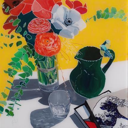 Painting On doutait que l'eau soit si douce  by Auriol Philippe | Painting Figurative Acrylic, Plexiglass, Posca Still-life