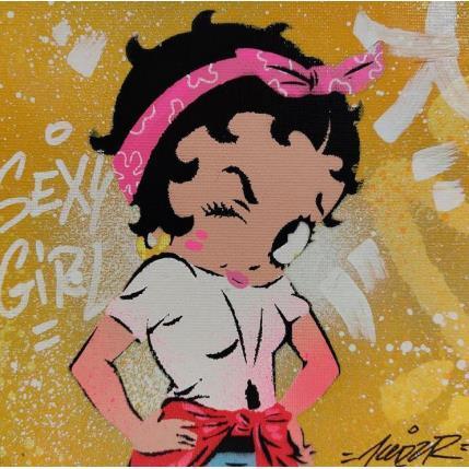 Peinture Betty par Lemoine Mael | Tableau Pop-art Acrylique, Graffiti Icones Pop