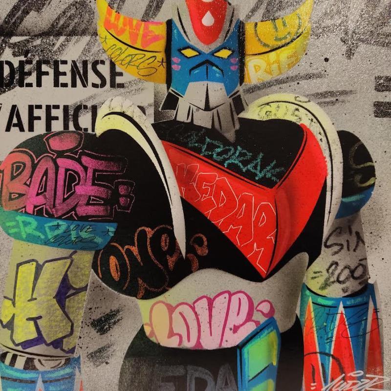 Painting Goldo by Lemoine Mael | Painting Pop-art Pop icons Graffiti Acrylic