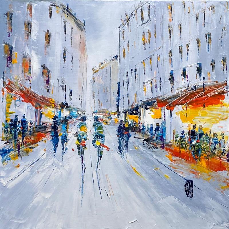 Painting Un apre`s-midi soleil by Raffin Christian | Painting Figurative Urban Oil