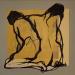 Painting Hors cadre 3 by Chaperon Martine | Painting Figurative Nude Acrylic