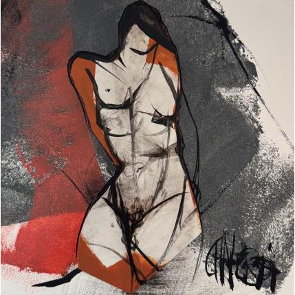 Peinture Histoire de vie par Chaperon Martine | Tableau Figuratif Acrylique Nu