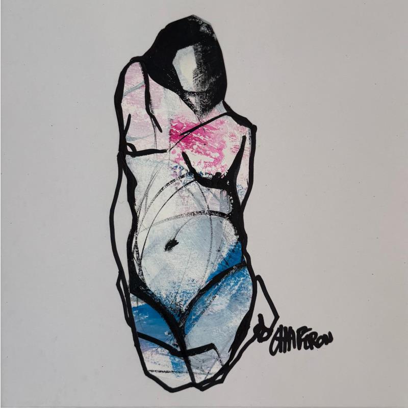 Painting Offerte by Chaperon Martine | Painting Figurative Nude Acrylic