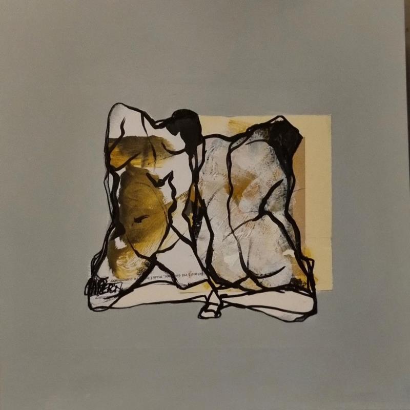 Gemälde Nouvelle vie 3 von Chaperon Martine | Gemälde Figurativ Akt Acryl