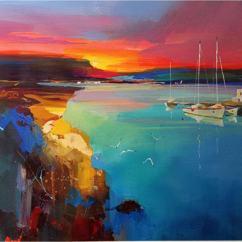 Painting Sunlit captivity by Bond Tetiana | Painting Figurative Oil