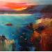 Painting Melody of the morning sea by Bond Tetiana | Painting Figurative Oil