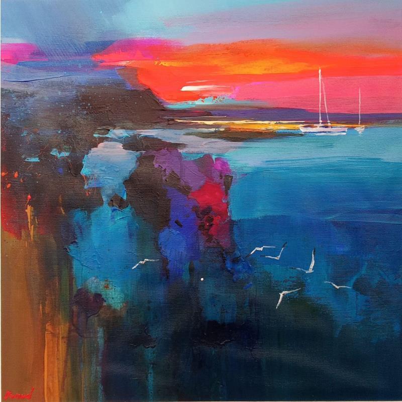 Painting Reflections of the waves by Bond Tetiana | Painting Figurative Oil