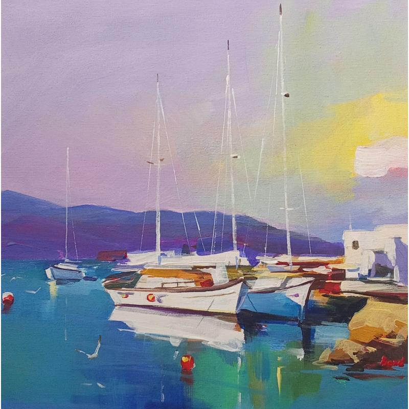 Painting On the edge of dreams by Bond Tetiana | Painting Figurative Oil