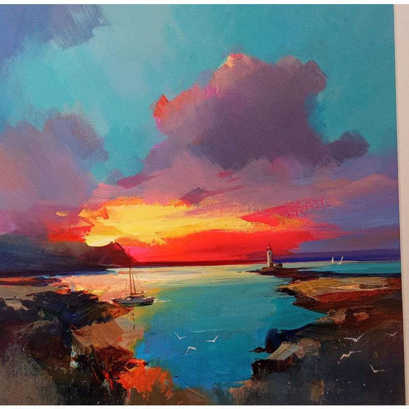 Painting Harmony of silence by Bond Tetiana | Painting Figurative Oil