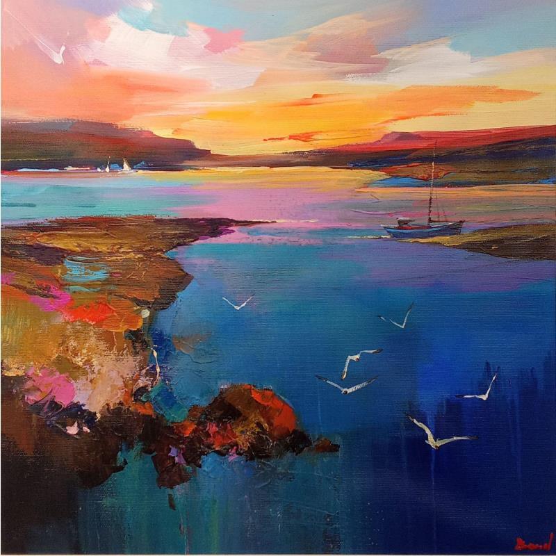 Painting A place of lovers by Bond Tetiana | Painting Figurative Oil