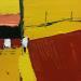 Painting COINCIDENCE by L'huillier Françis | Painting Abstract Landscapes Oil