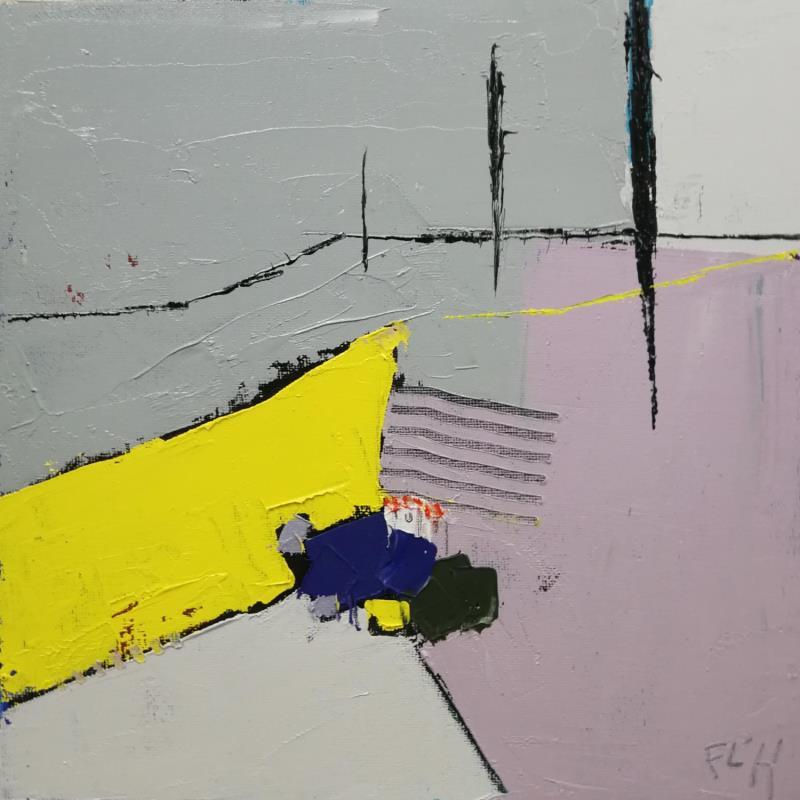 Peinture PARTITION FRAGMENTE par L'huillier Françis | Tableau Abstrait Paysages Huile