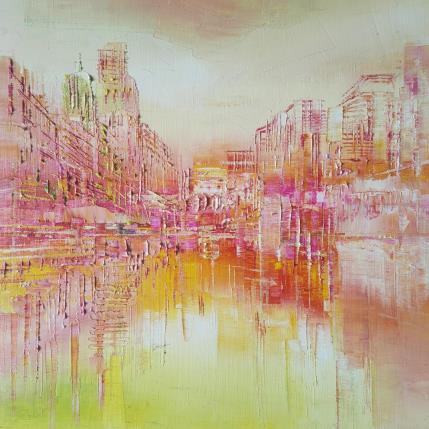 Peinture Soleil par Levesque Emmanuelle | Tableau  Huile