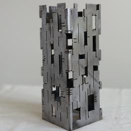 Sculpture Building 21 b by Poumès Jérôme | Sculpture Figurative Acrylic Urban