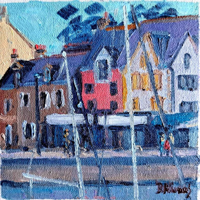 Painting F1 cours des Quais à la Trinité sur Mer by Aliamus Béatrice | Painting Figurative Marine Oil