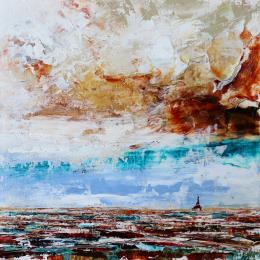 Pintura Paris le jour #1 por Reymond Pierre | Pintura Figurativo Aceite Paisajes, Urbano