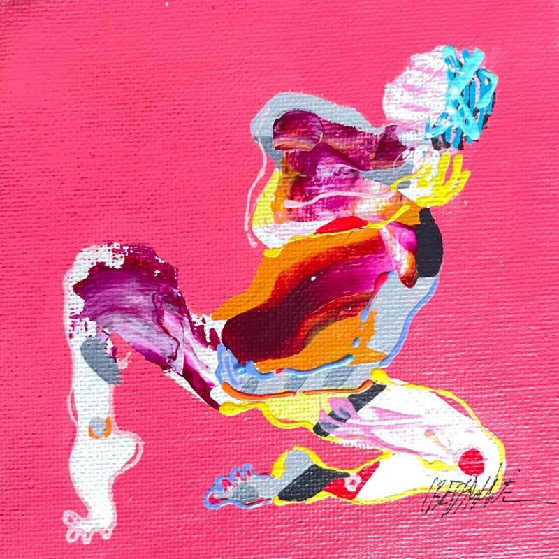 Peinture A rectangle par Cressanne | Tableau Figuratif Nu Acrylique Encre