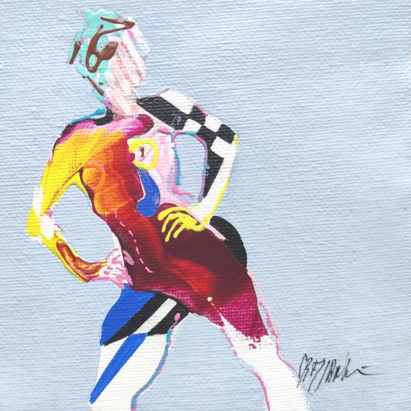 Peinture Formule 1 par Cressanne | Tableau Figuratif Nu Acrylique Encre