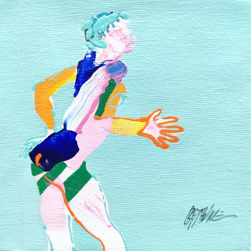 Painting Mastro y a ni  by Cressanne | Painting Figurative Nude Acrylic Ink