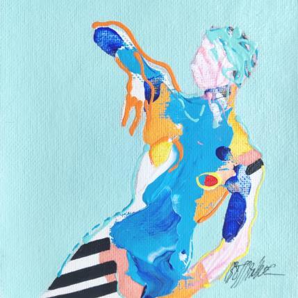 Peinture Raised arm  par Cressanne | Tableau Figuratif Acrylique, Encre Nu