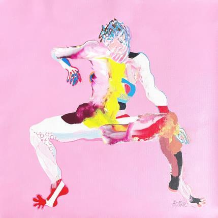 Peinture The frank base  par Cressanne | Tableau Figuratif Acrylique, Encre Nu