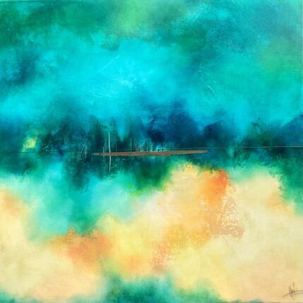 Peinture Abstraction #3514 par Hévin Christian | Tableau Abstrait Acrylique, Huile, Pastel Minimaliste