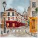 Painting Montmartre by Sorokopud Angelina | Painting