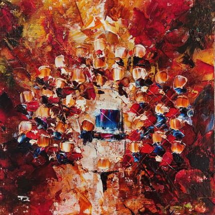 Painting Concert Rougeoyant #2 by Reymond Pierre | Painting Figurative Oil