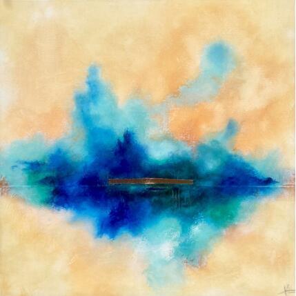 Painting Abstraction # 3358 by Hévin Christian | Painting Abstract Acrylic, Oil, Pastel Minimalist