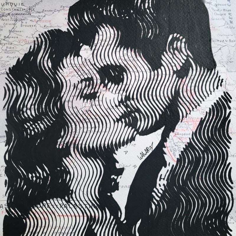 Peinture Couple carte  par Wawapod | Tableau Pop-art Icones Pop Acrylique Posca